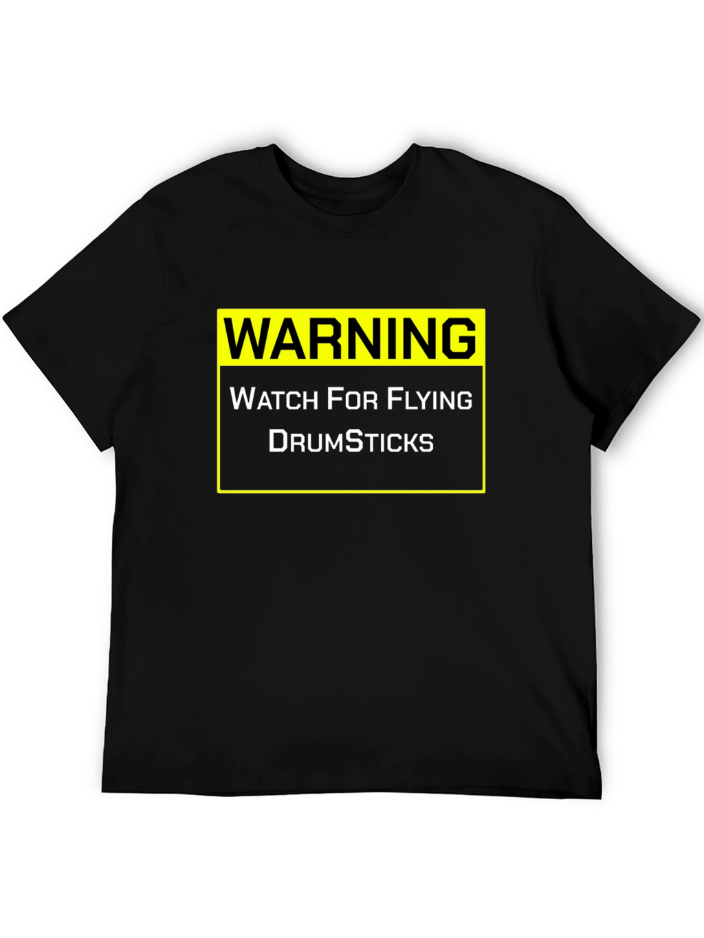 Warning Flying Drumsticks T-Shirt