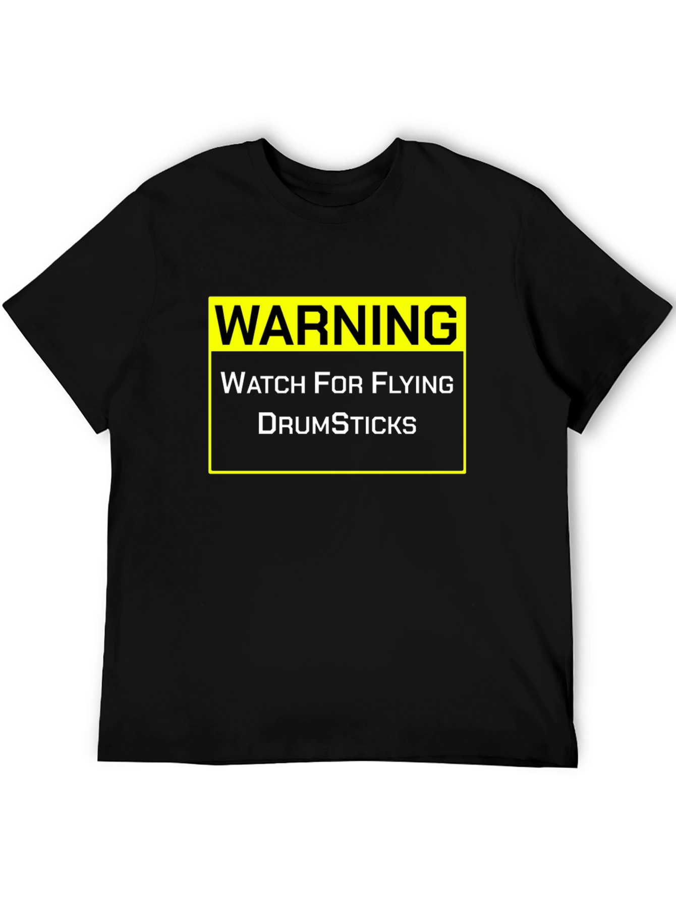 Warning Flying Drumsticks T-Shirt