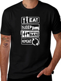 Eat Sleep Marching Band Repeat T-Shirt