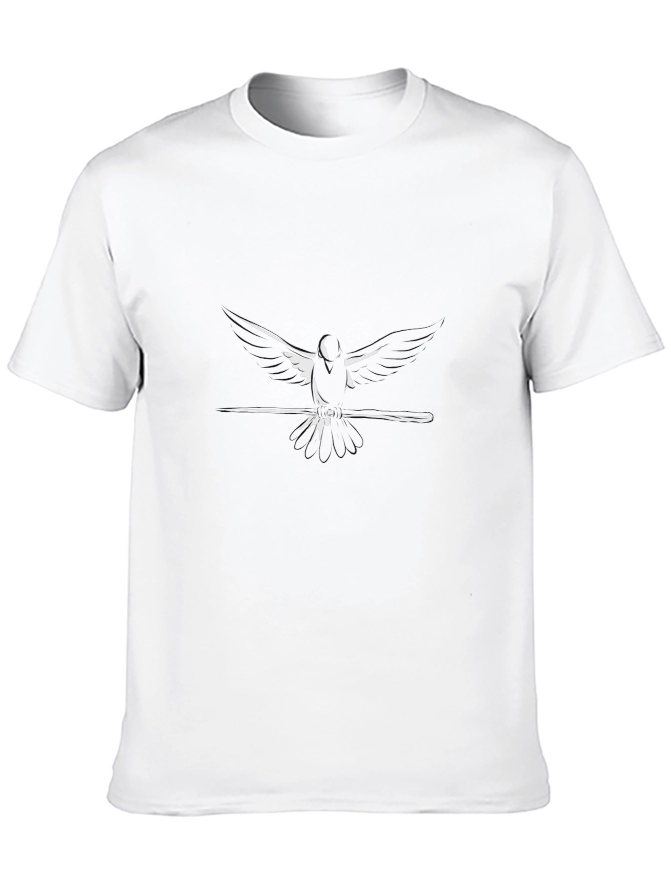 Black Bird on Wire Graphic Tee