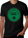 Home Sweet Home Camper Graphic Tee - Black