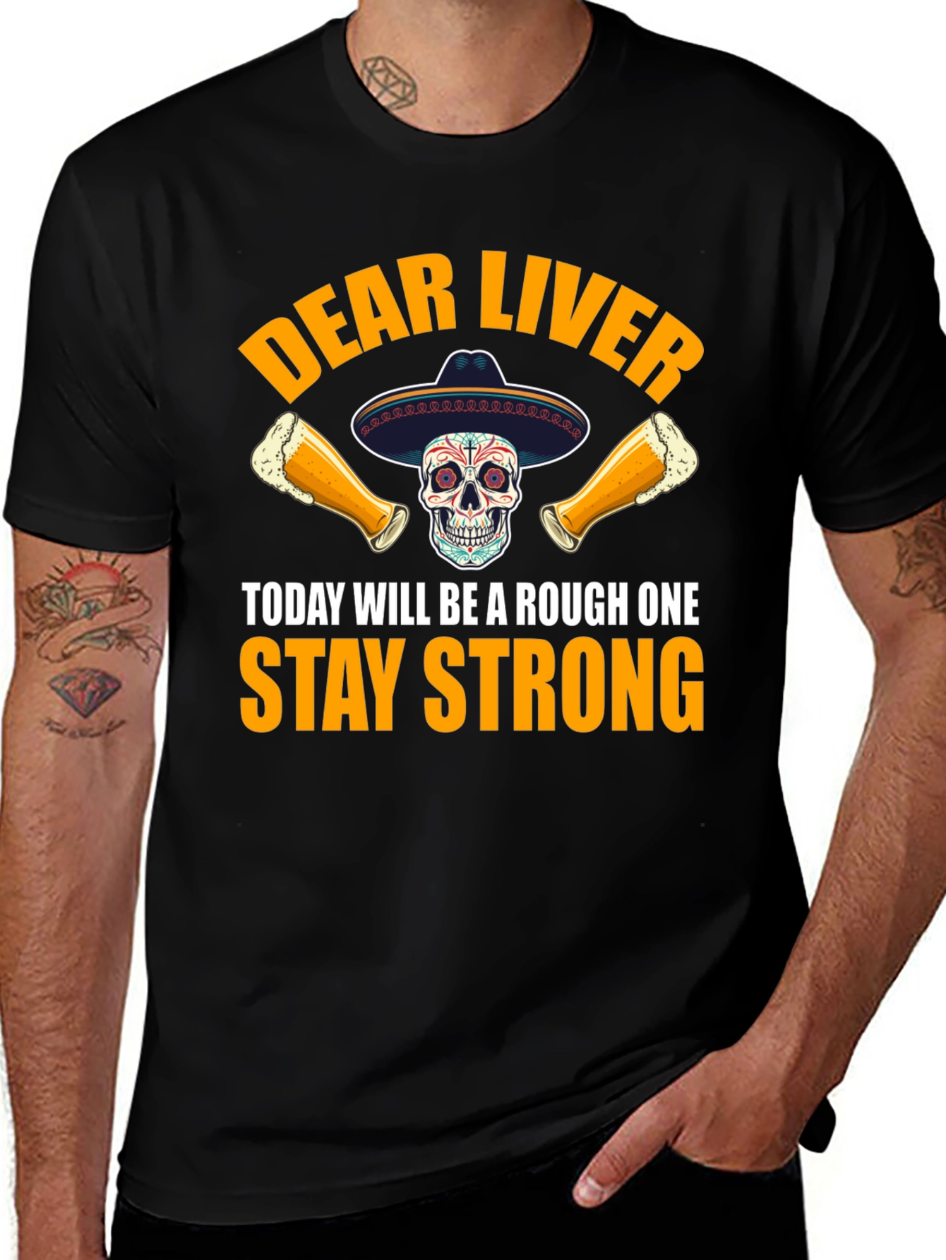 Dear Liver Stay Strong Graphic Tee