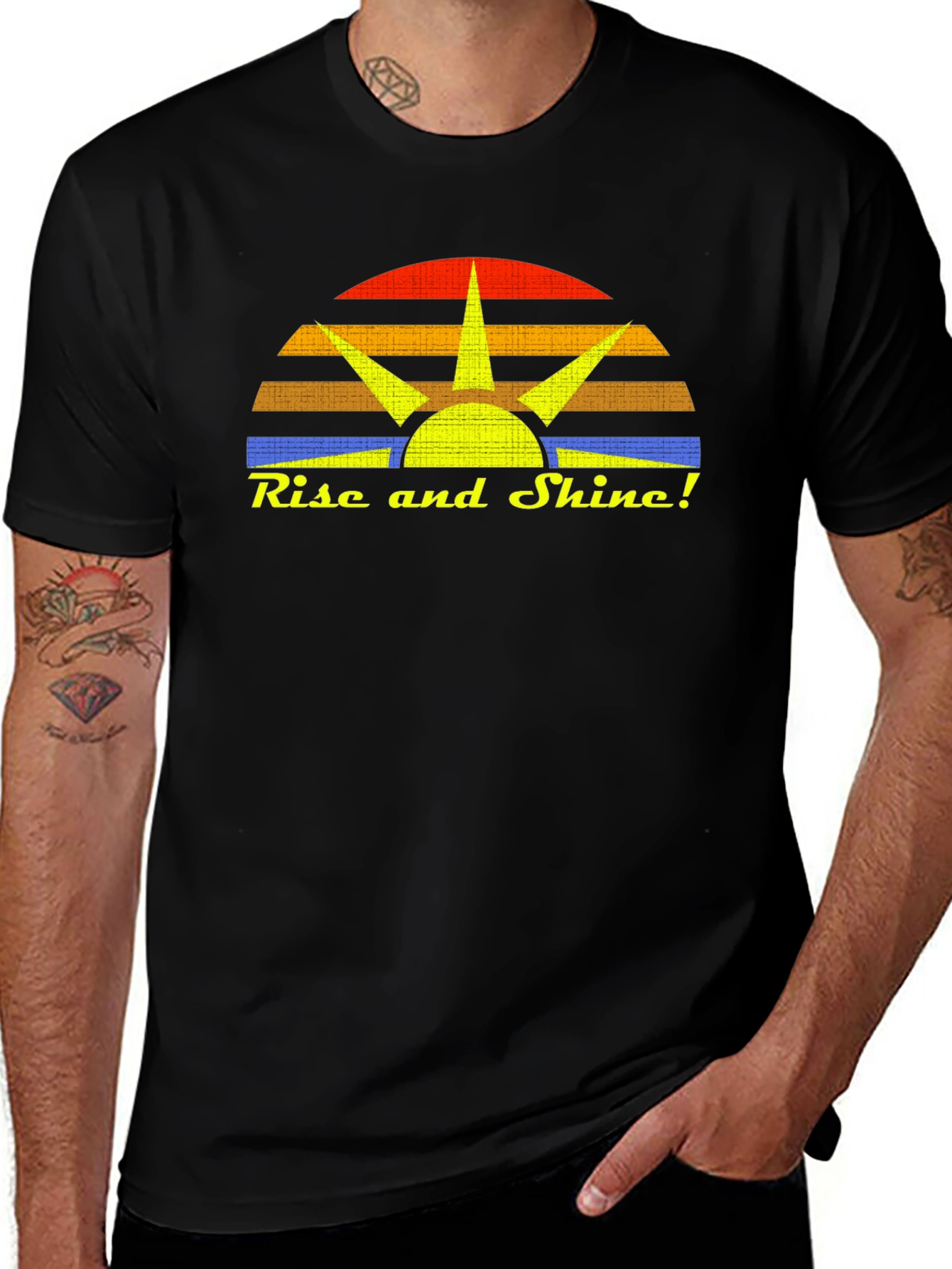 Rise and Shine Retro Graphic T-Shirt