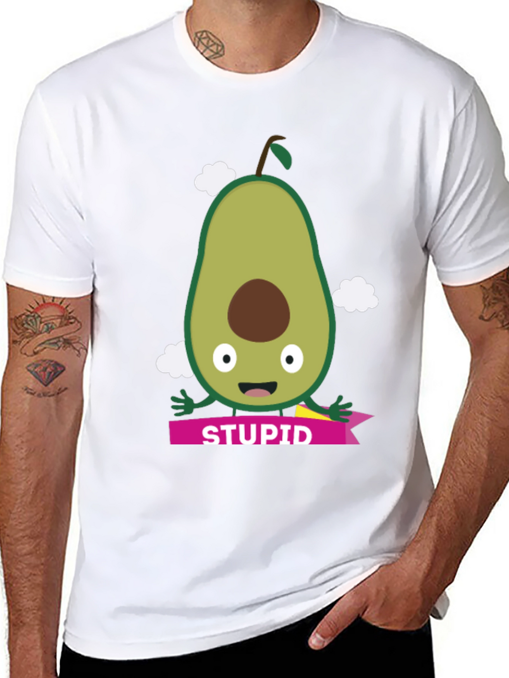 Avocado Stupid Funny Graphic Tee