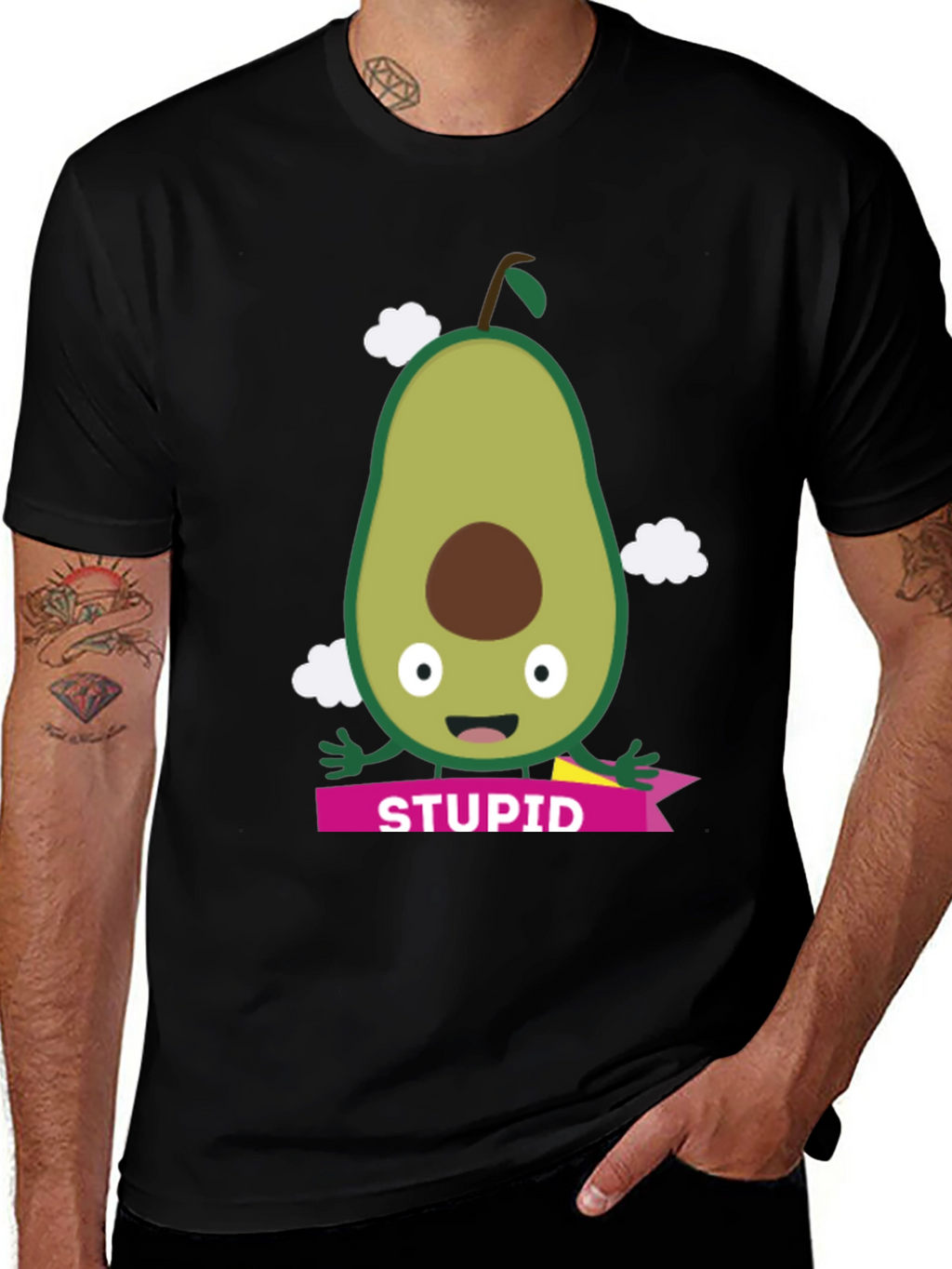Avocado Stupid Funny Graphic Tee