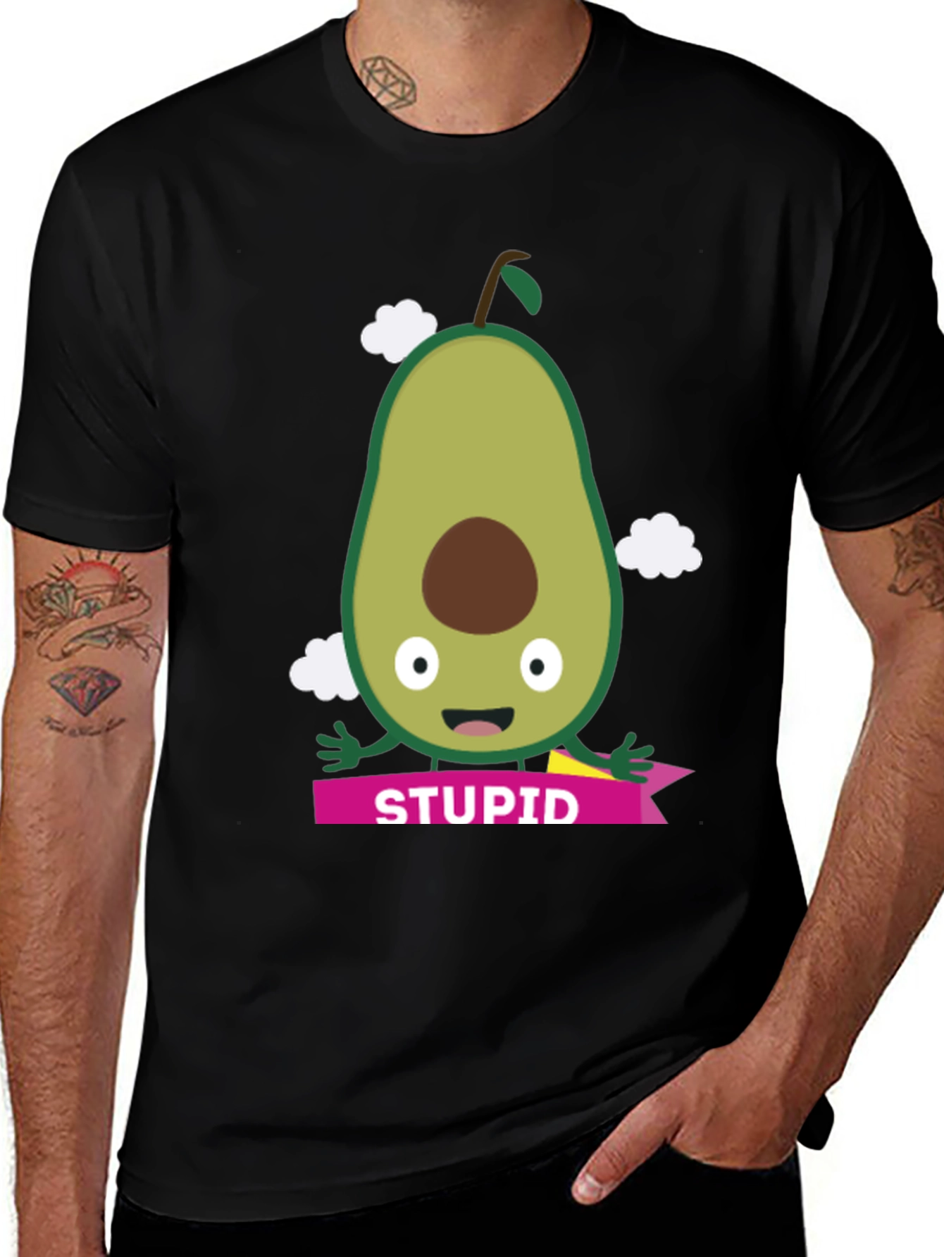 Avocado Stupid Funny Graphic Tee