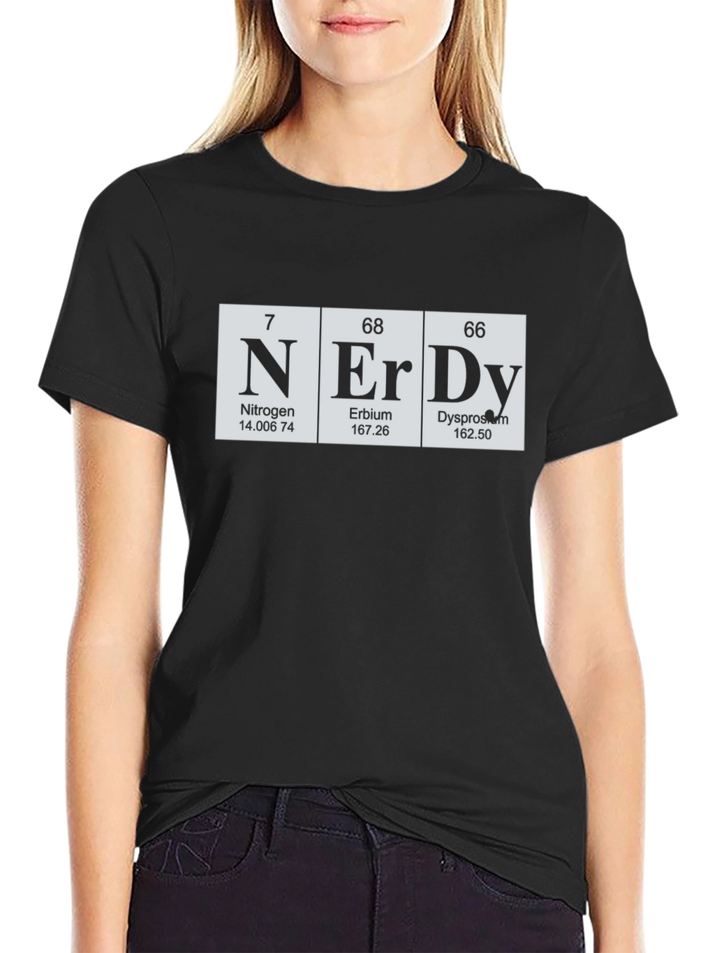 Nerd Periodic Table T-Shirt Science Geek Tee