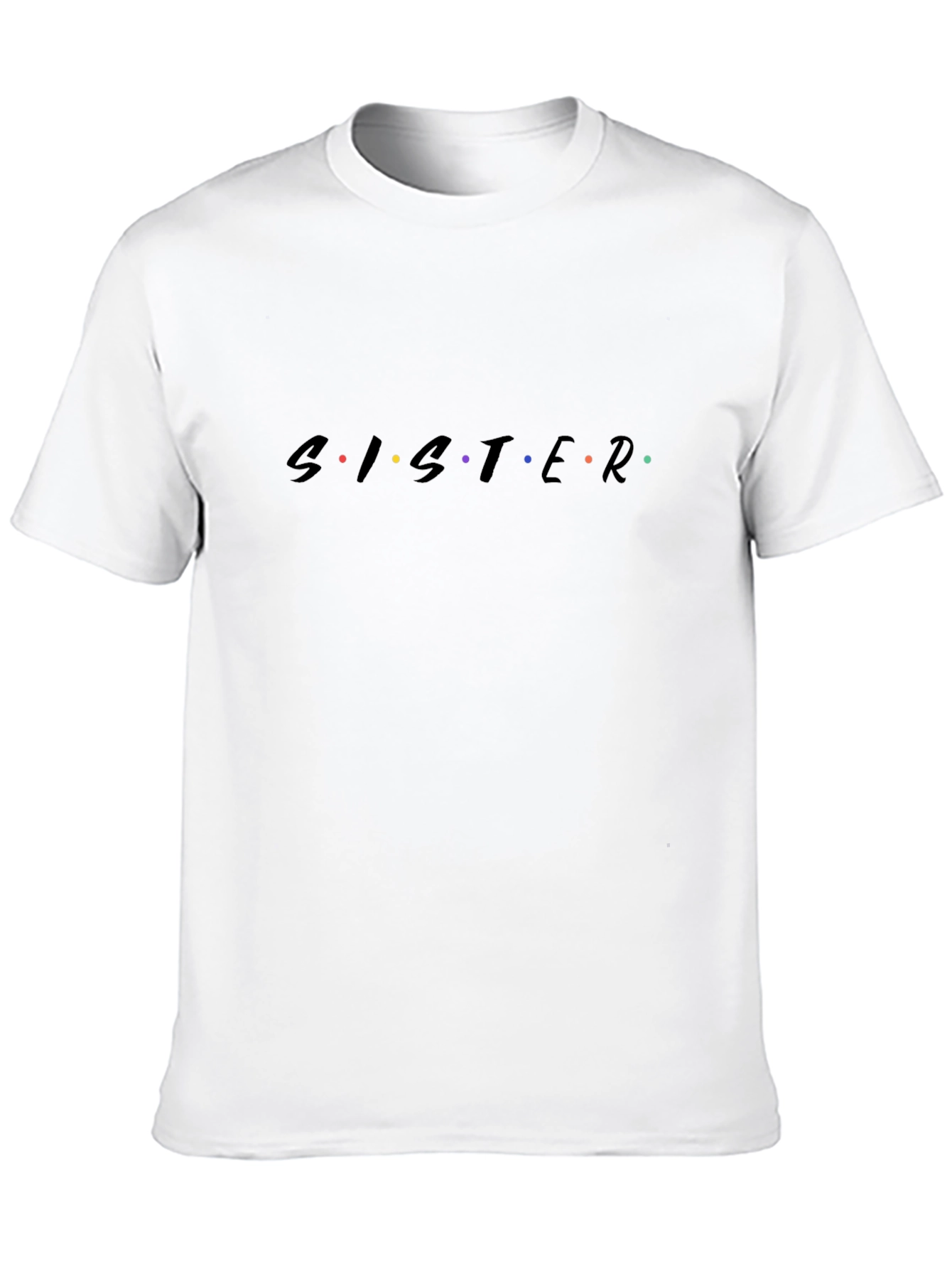 Sister Friends Inspired Black T-Shirt