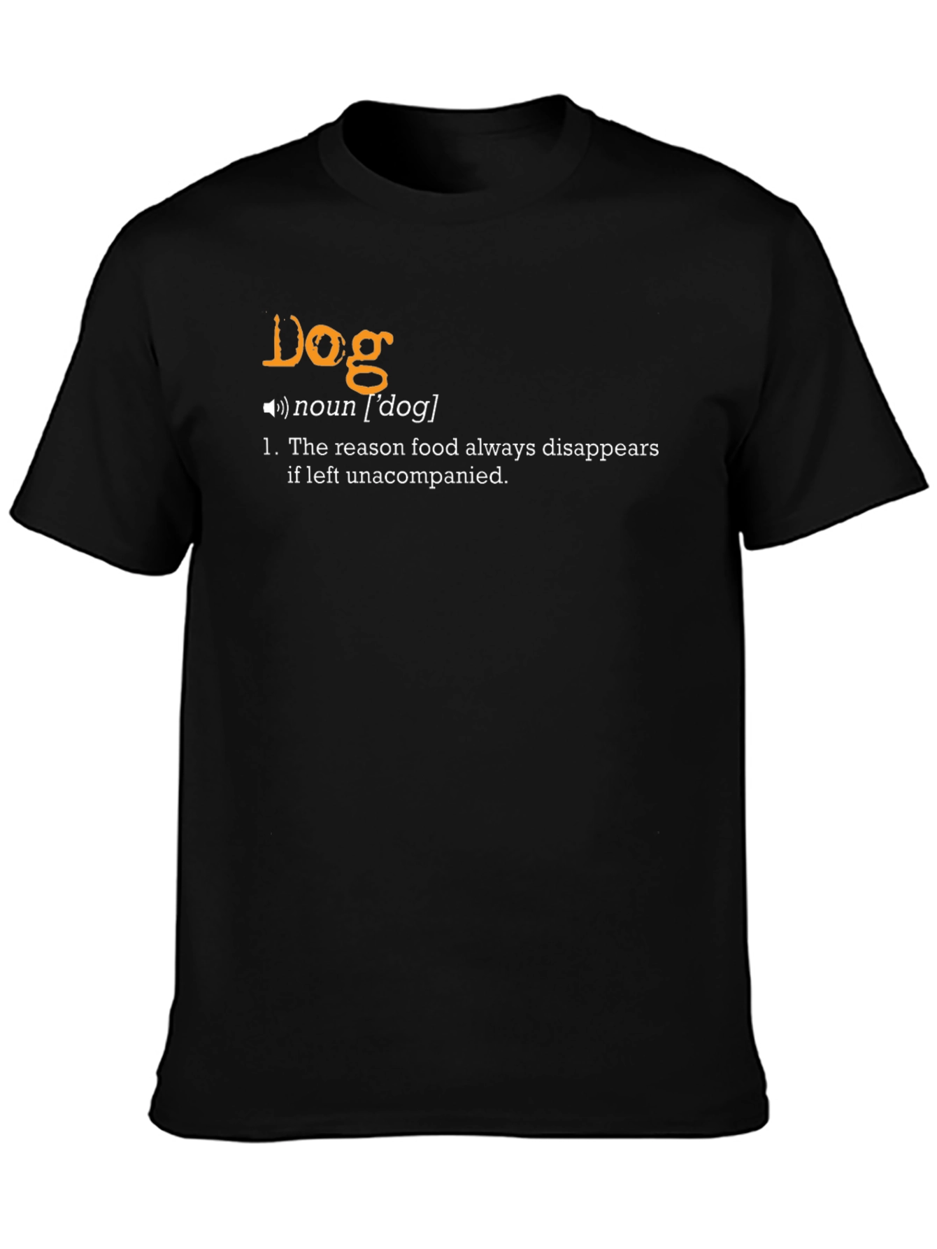 Dog Definition Black T-Shirt