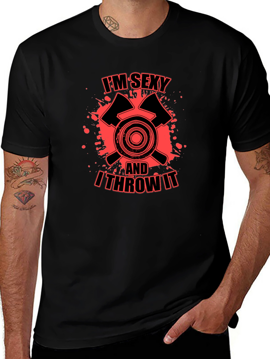 Im Sexy And I Throw It Axe Throwing T-Shirt