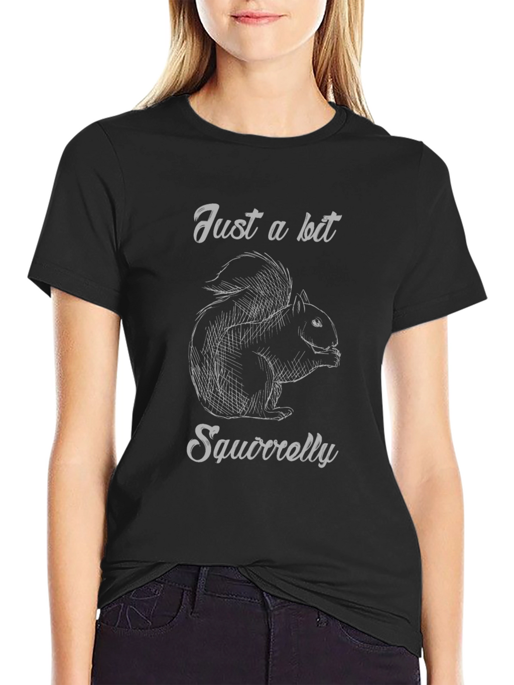 Just a Bit Squirrelly Graphic T-Shirt