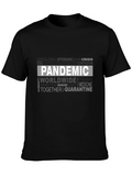Pandemic Word Cloud Graphic T-Shirt - Unisex Tee