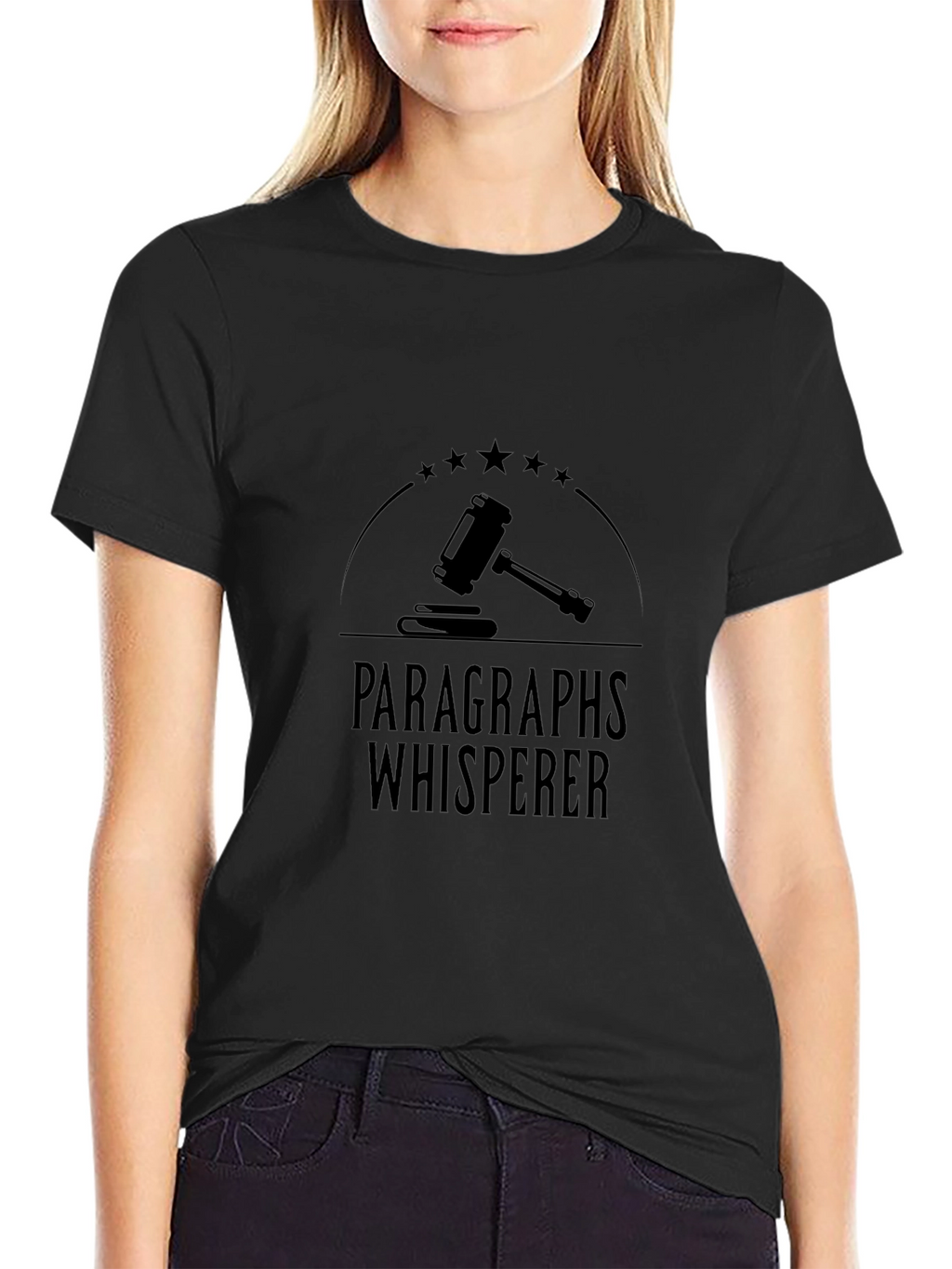 Paragraphs Whisperer Black T-Shirt
