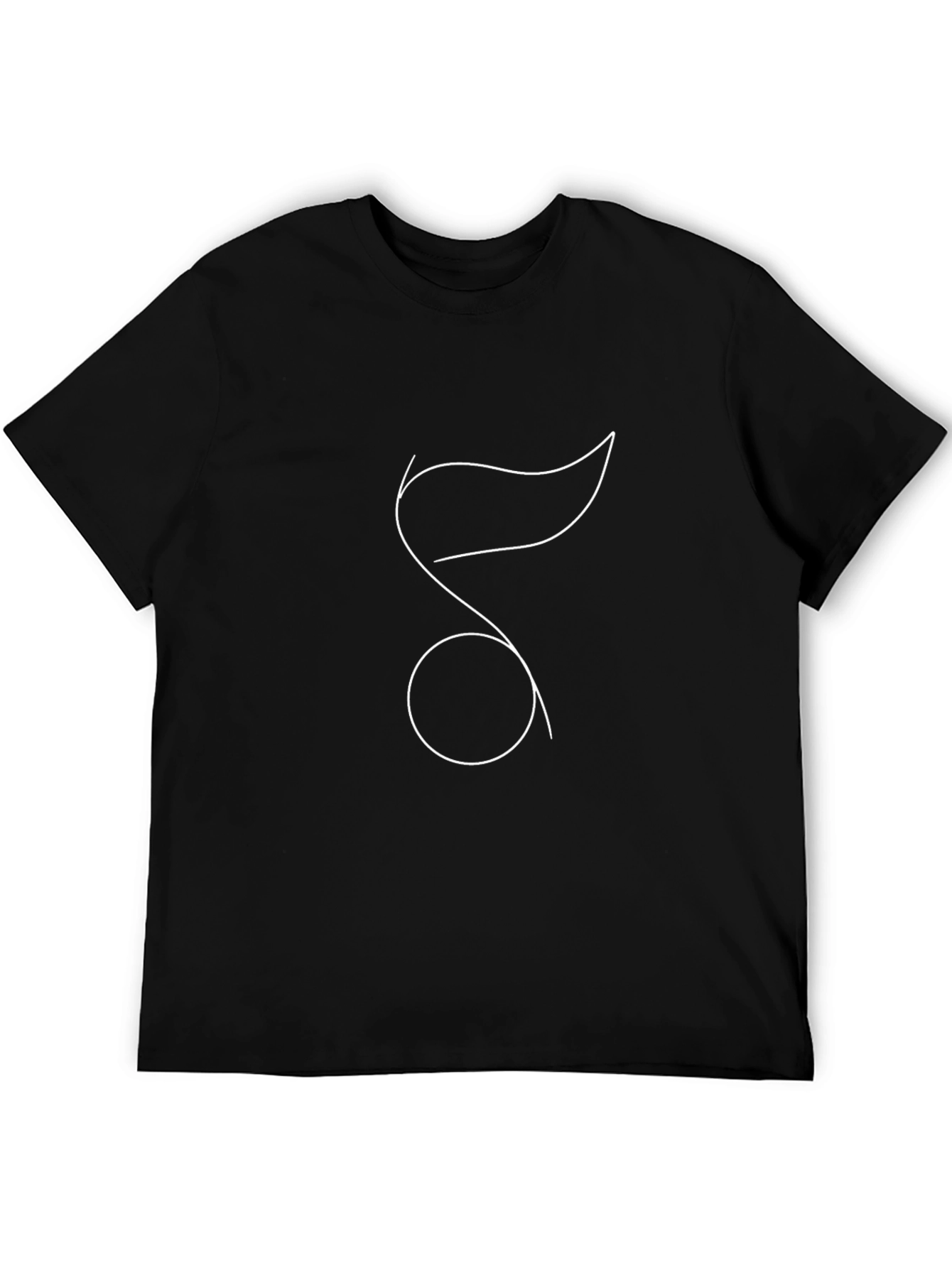 Minimalist Line Art T-Shirt - Abstract Design