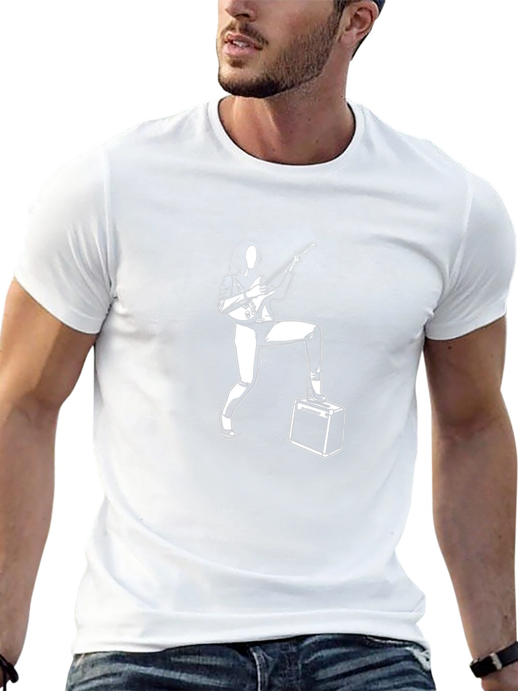 Rock Star Graphic T-Shirt - Black Cotton Tee