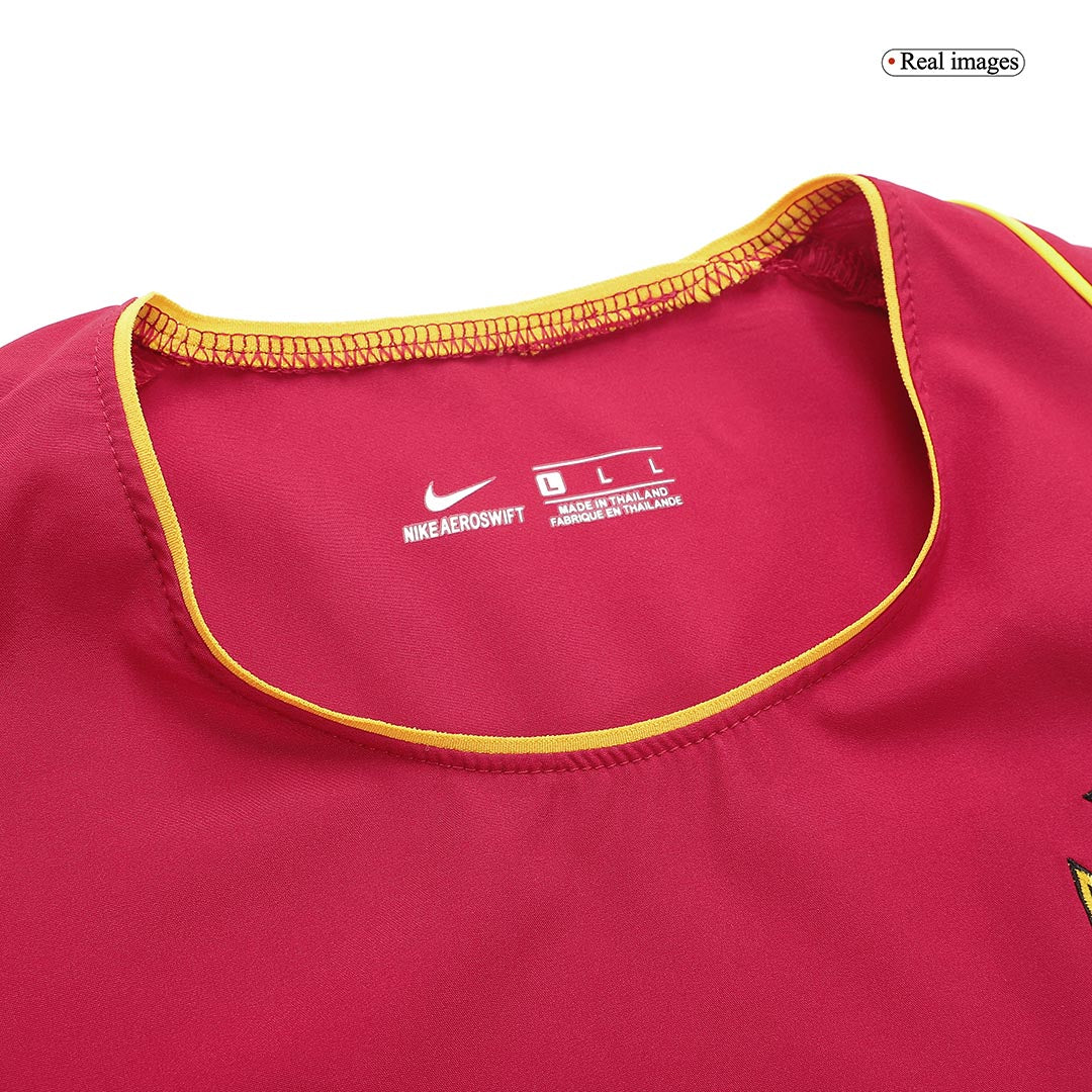 Figo #7 Retro Portugal Home Jersey World Cup 2002 Image 3