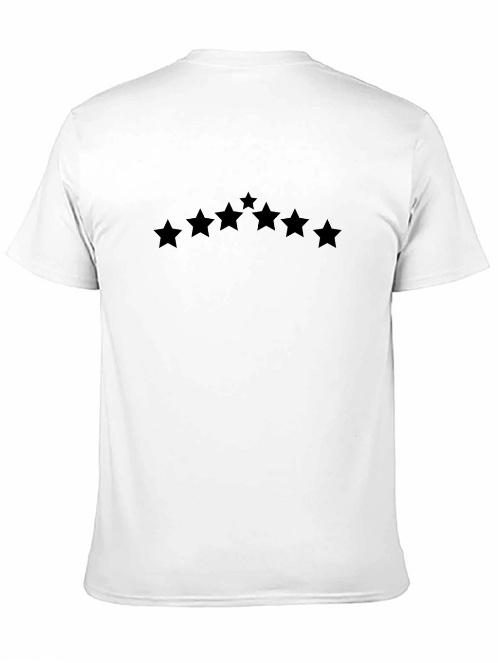 Stylish Black T-Shirt with Star Design