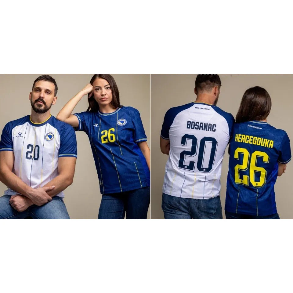 2026/27 Bosnia-Herzegovina Away White Fans Soccer Jersey 波黑 Detail 1