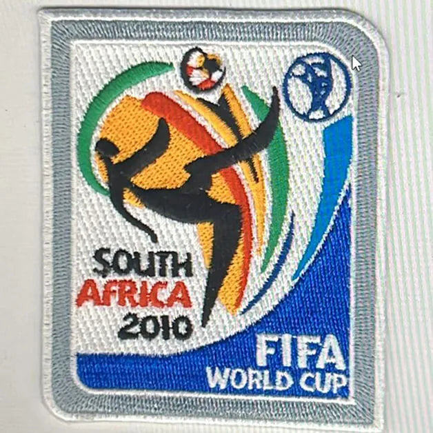 2010 France Away White Retro Soccer Jersey Detail 3