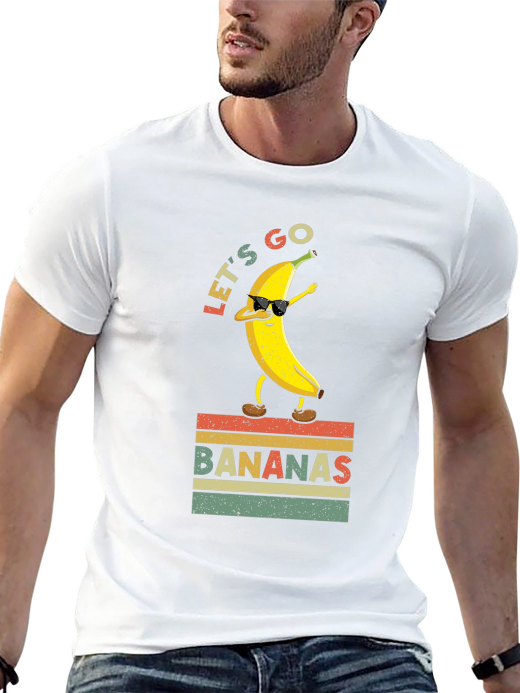 Lets Go Bananas Mens T-Shirt