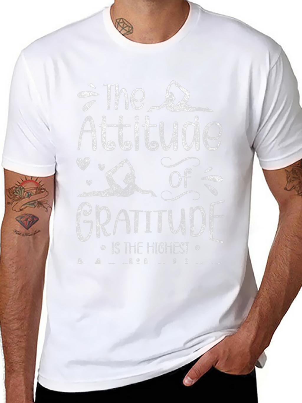 Gratitude Attitude Yoga T-Shirt