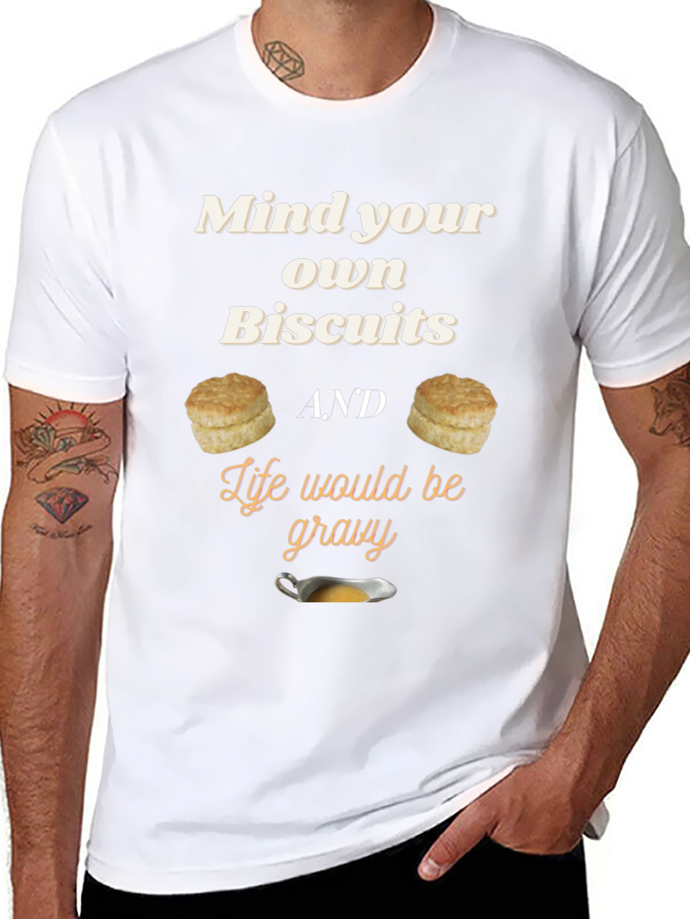 Mind Your Own Biscuits Graphic Tee