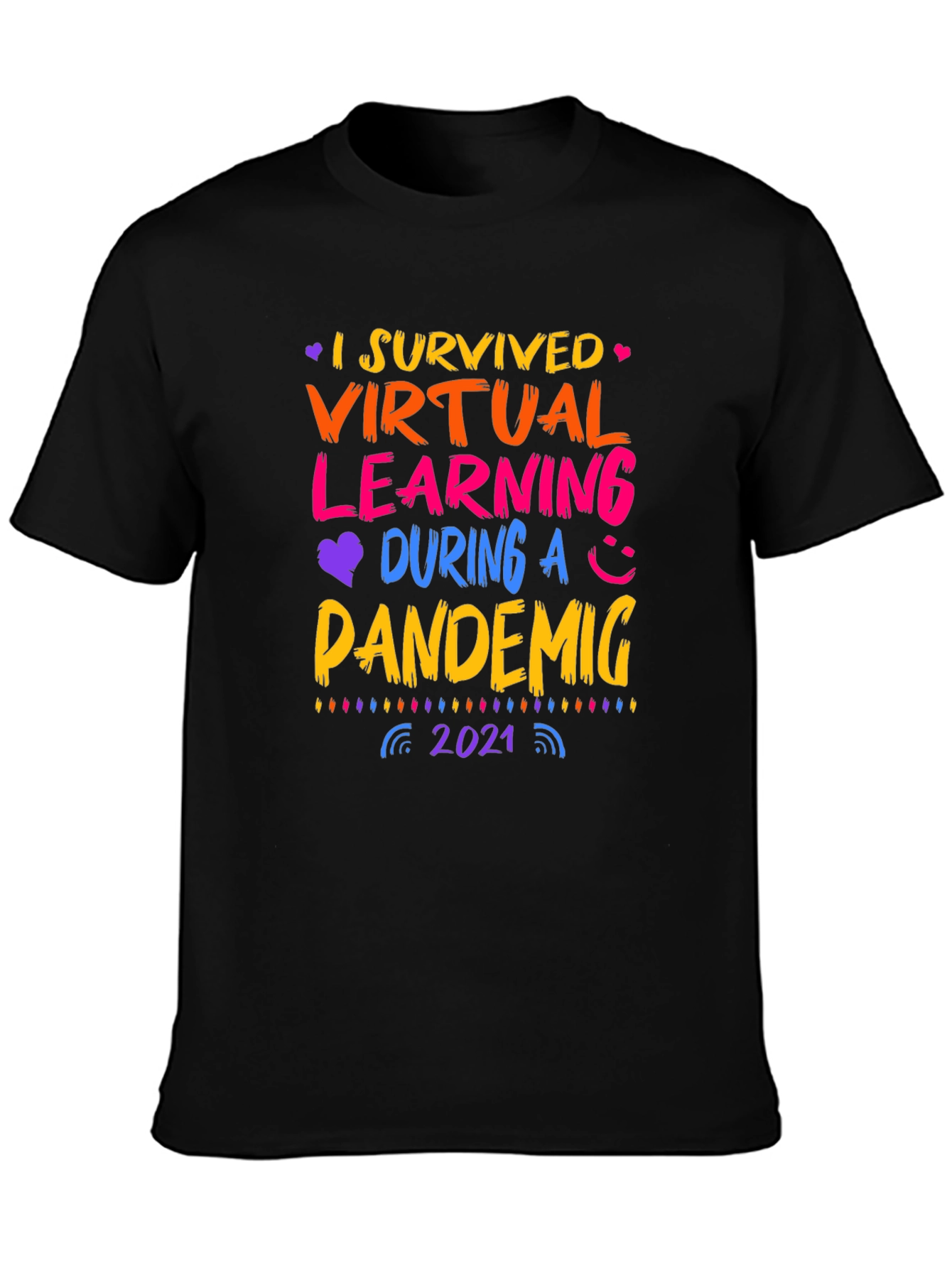 I Survived Virtual Learning Pandemic 2021 T-Shirt