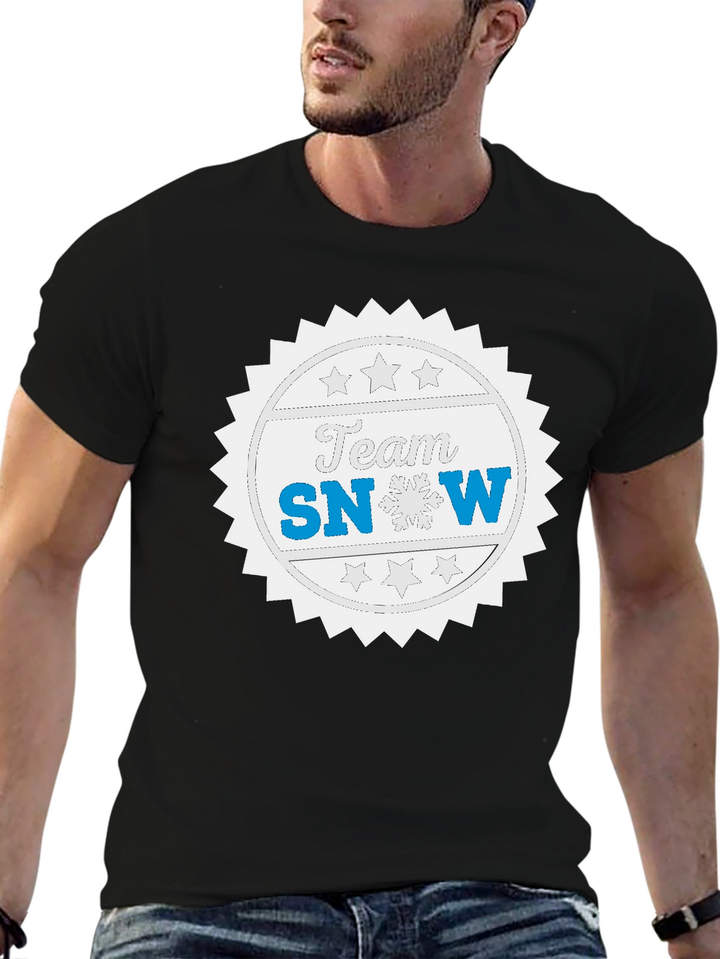 Team Snow Graphic Tee - Black T-Shirt