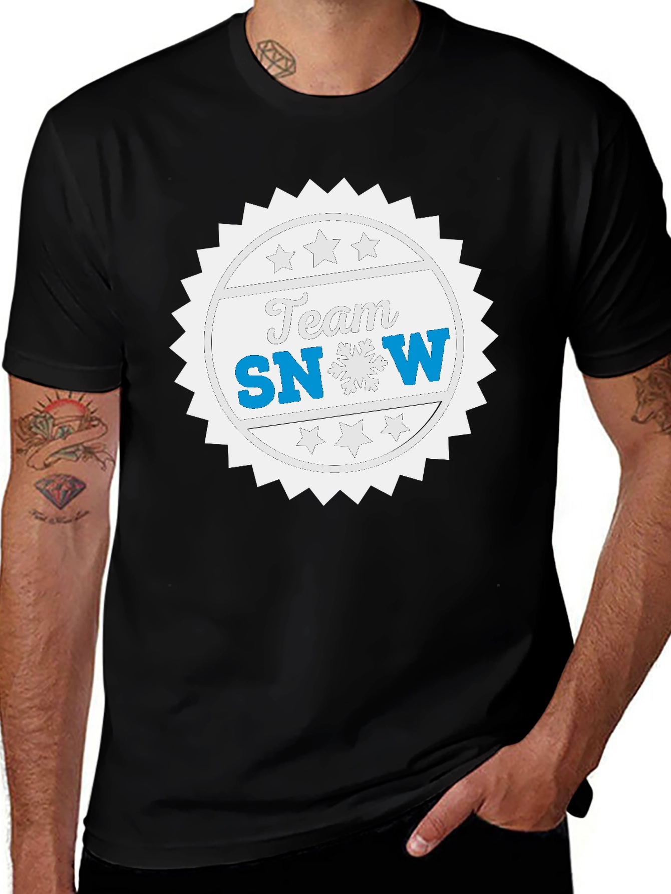 Team Snow Graphic Tee - Black T-Shirt