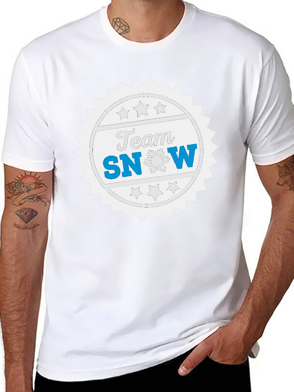 Team Snow Graphic Tee - Black T-Shirt