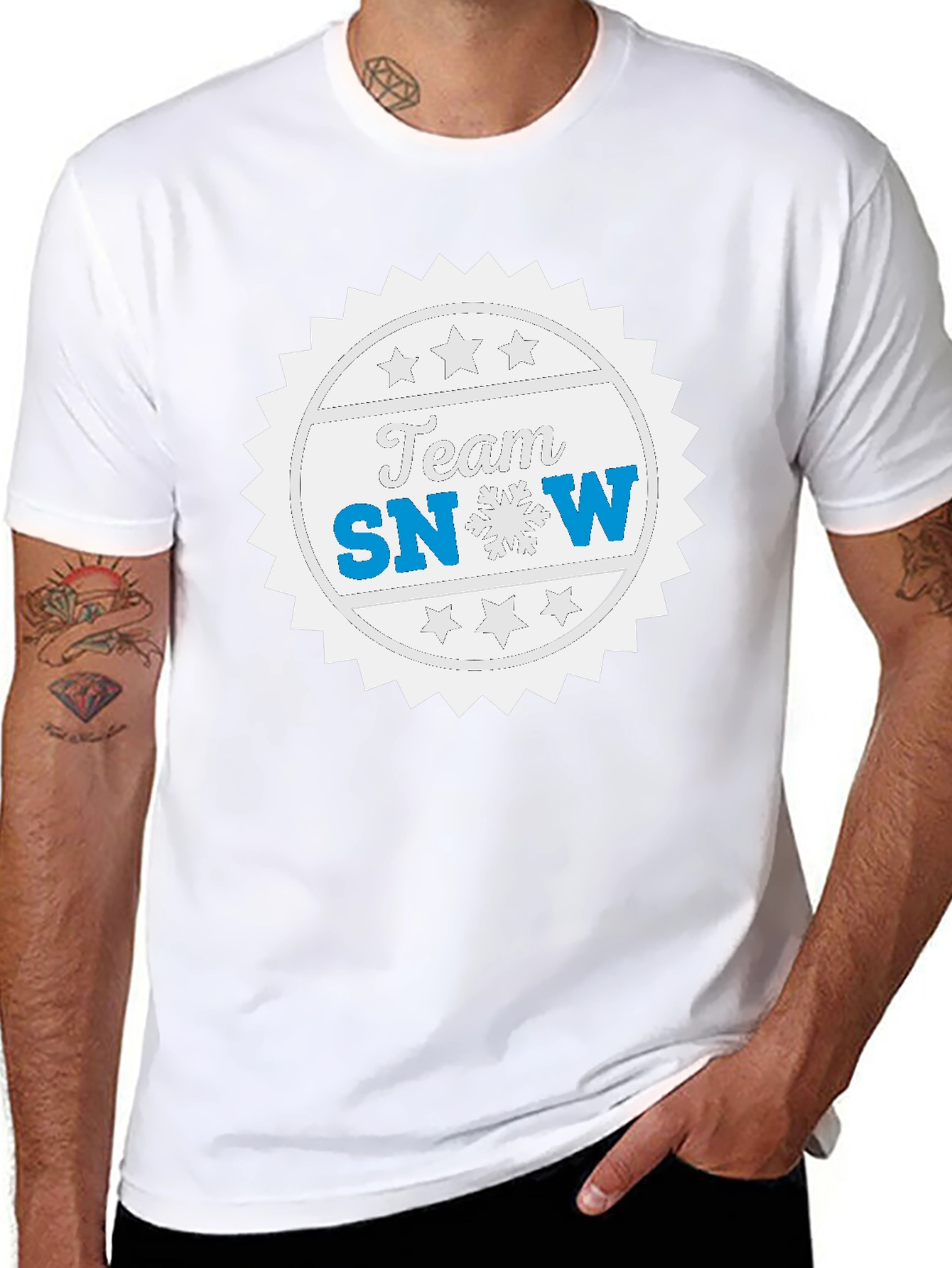 Team Snow Graphic Tee - Black T-Shirt
