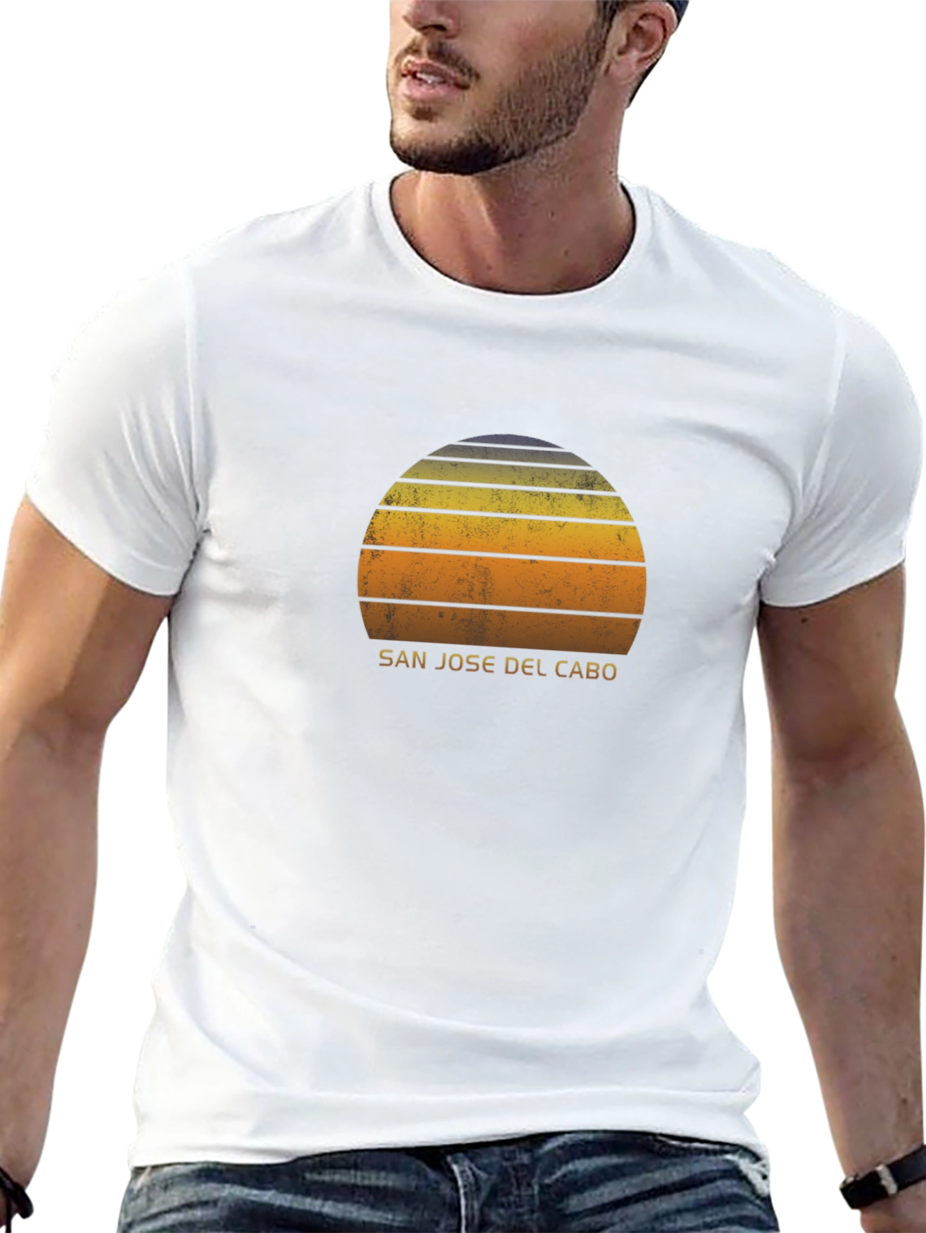 San Jose Del Cabo Sunset Graphic Tee - Black