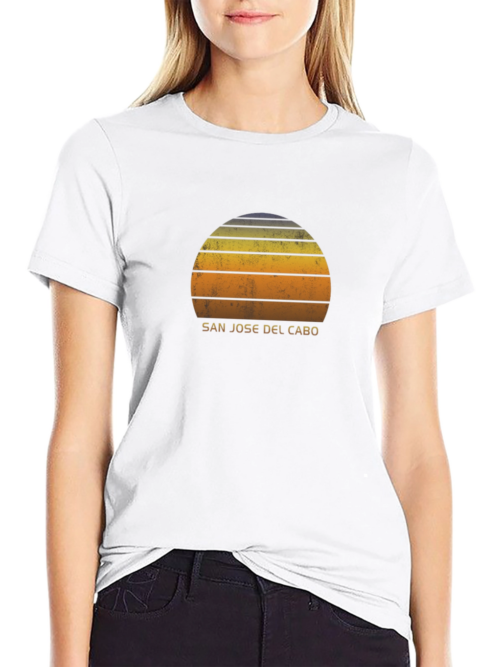 San Jose Del Cabo Sunset Graphic Tee - Black