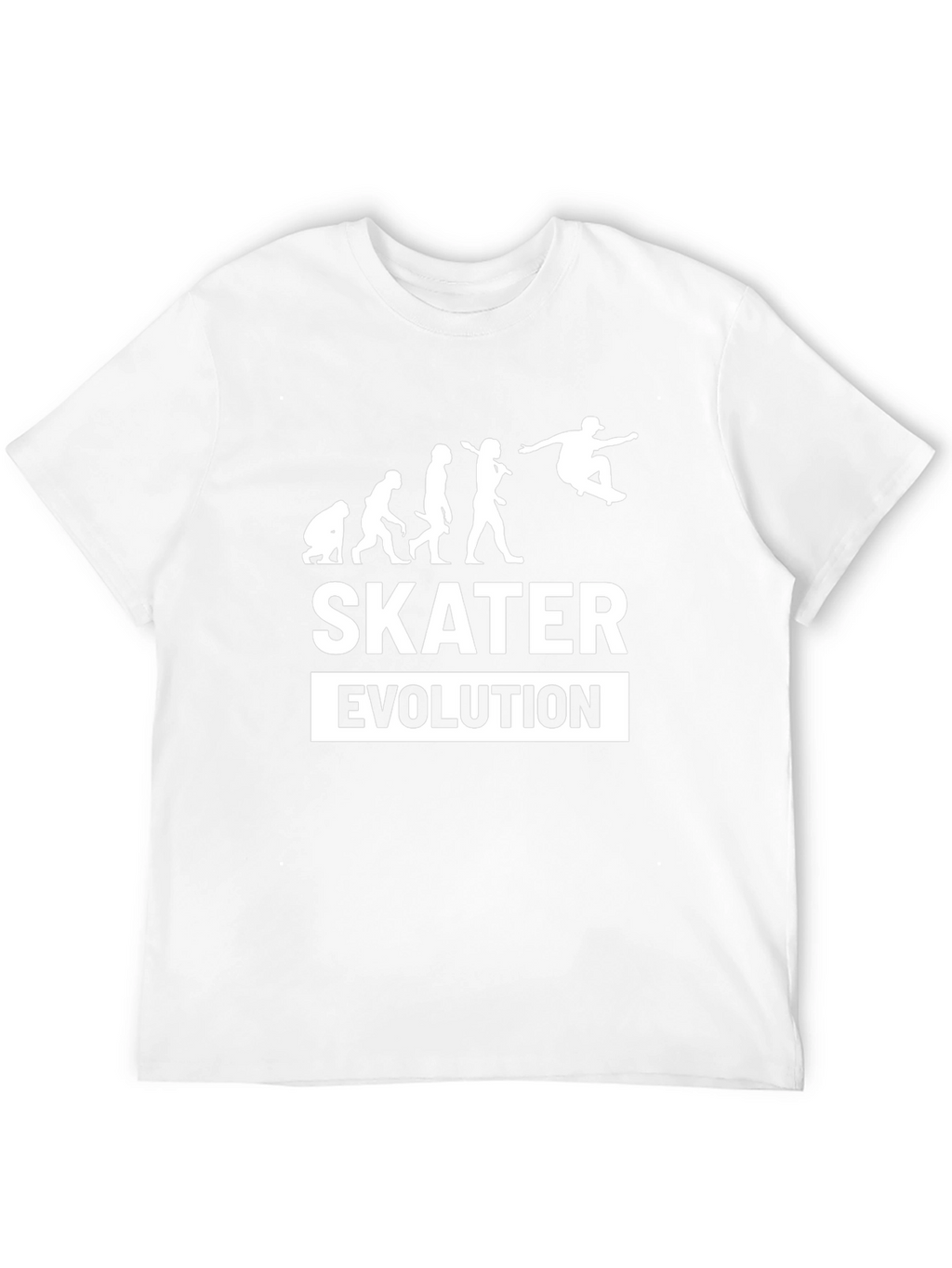 Skater Evolution Graphic Tee - Black Cotton Blend