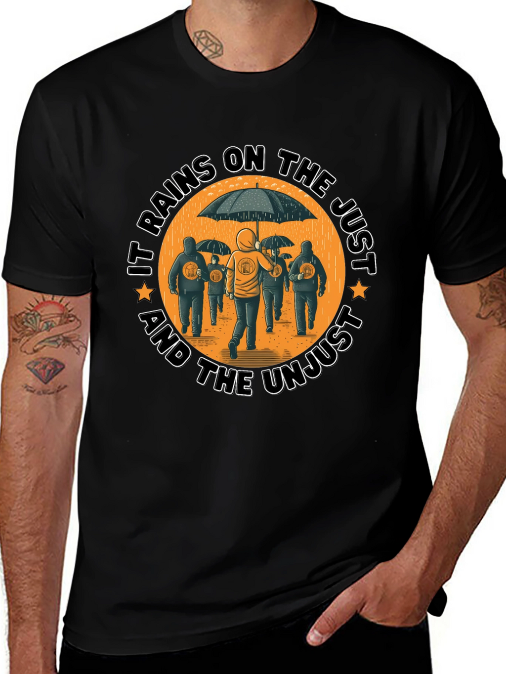Bitcoin Rain Unisex T-Shirt