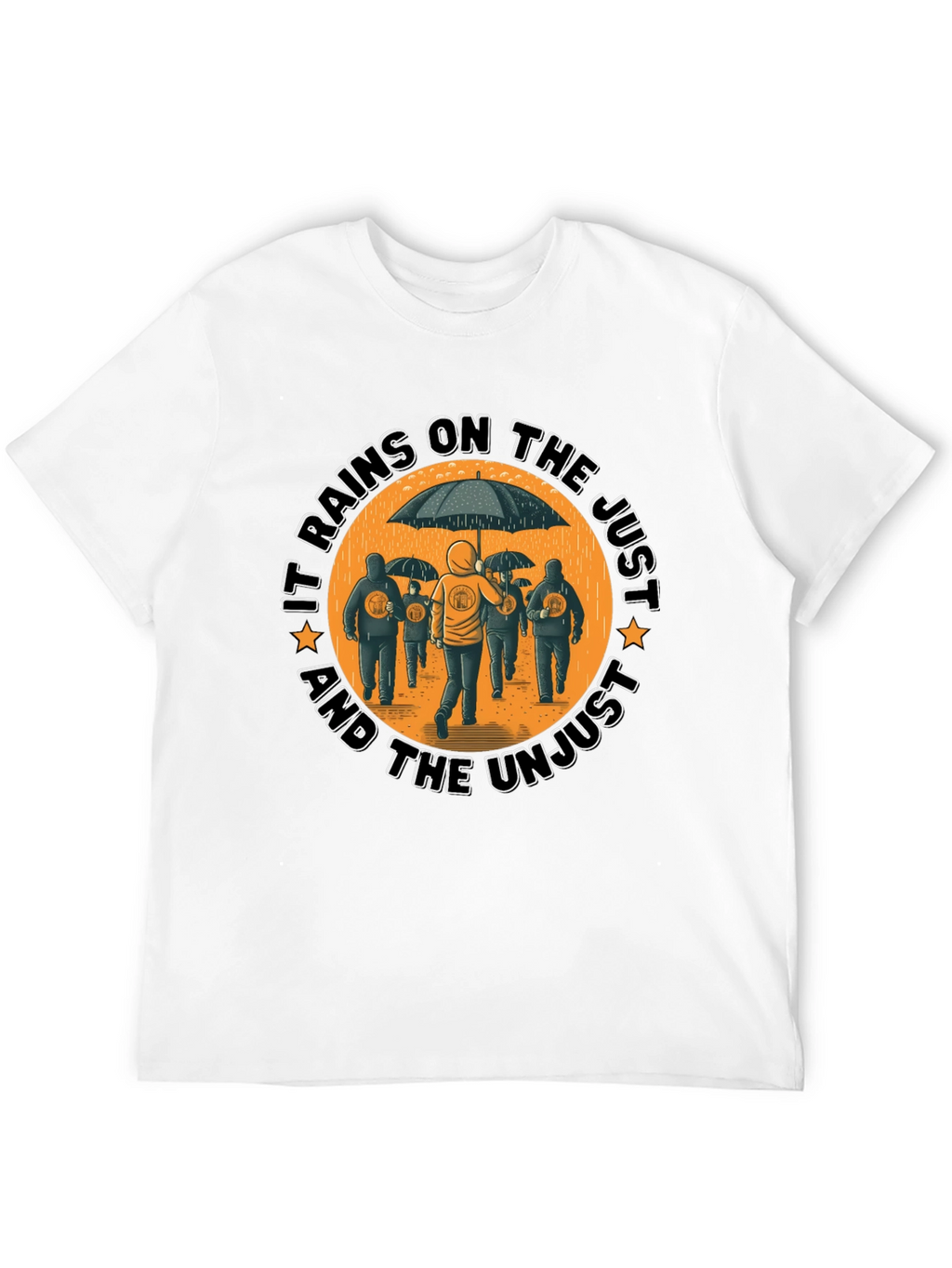 Bitcoin Rain Unisex T-Shirt