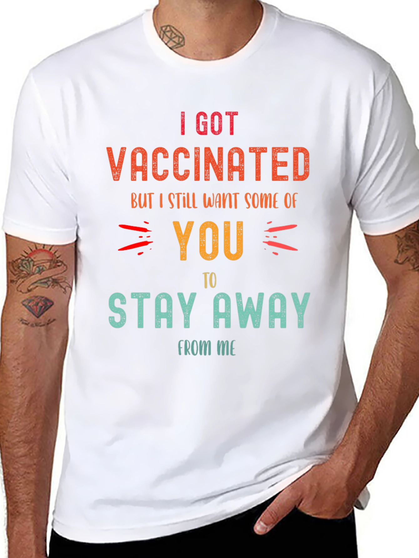 Vaccinated Funny Graphic T-Shirt