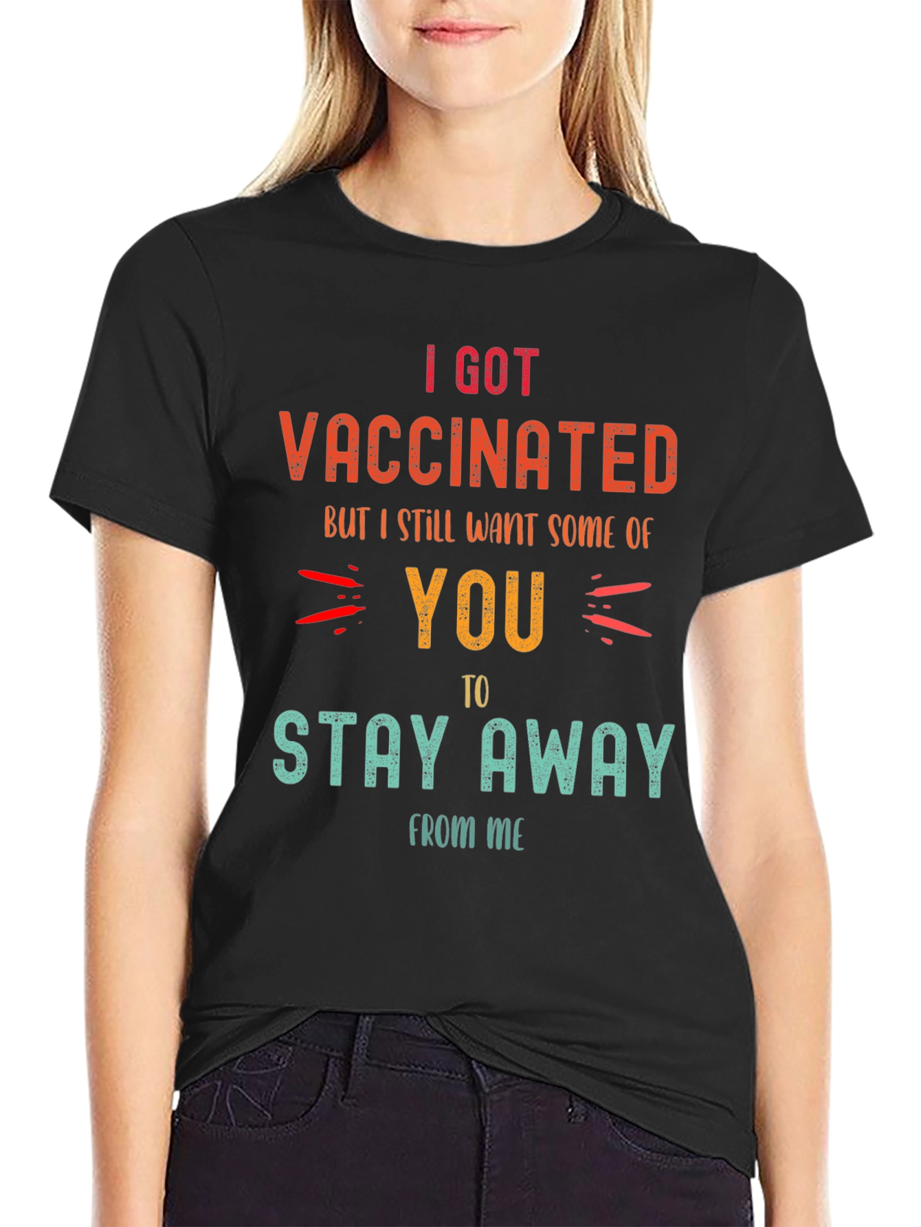 Vaccinated Funny Graphic T-Shirt