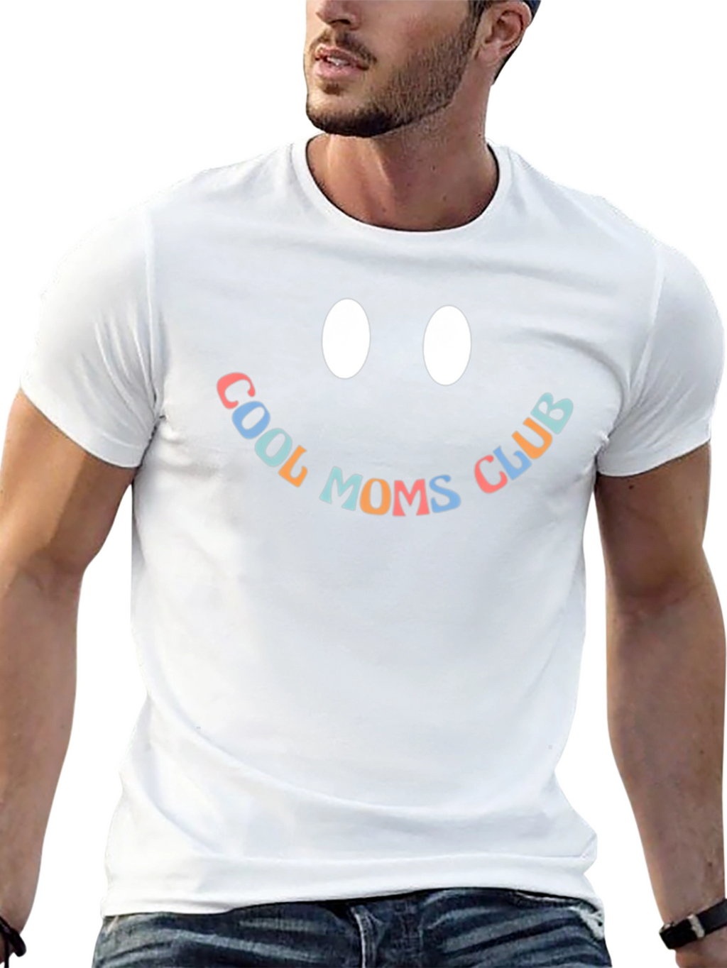 Cool Moms Club Black Graphic Tee