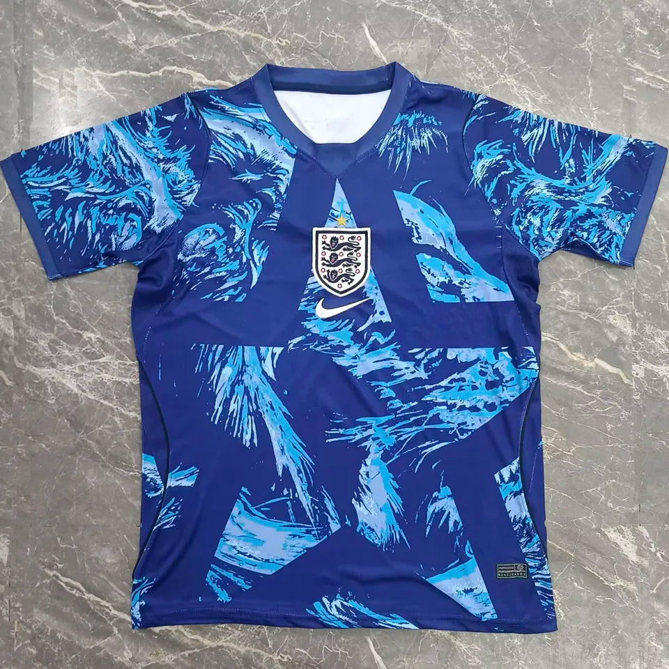 2026/27 England Blue Goalkeepe Fans Soccer Jersey Front