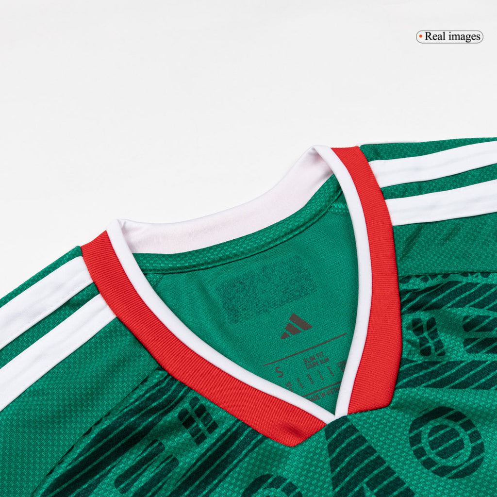 Raúl#9 Mexico Home Soccer Jersey World Cup 2026 Green Image 4