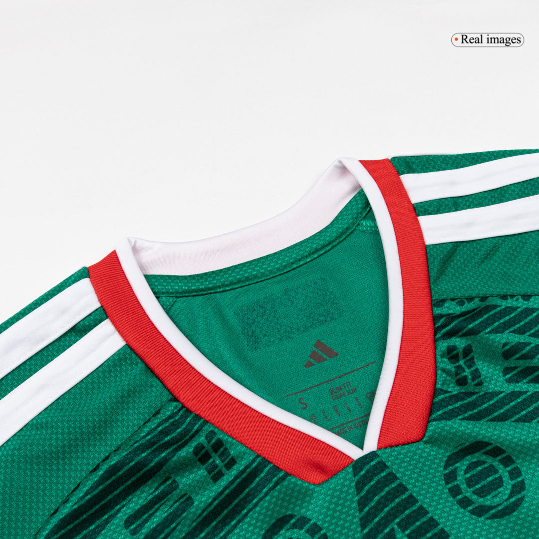 Raúl#9 Mexico Home Soccer Jersey World Cup 2026 Green Image 4