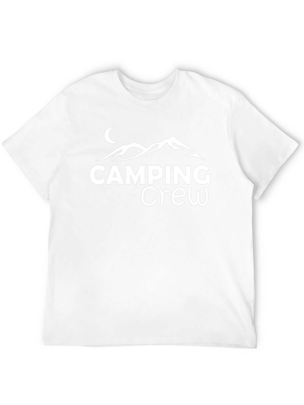 Camping Crew Graphic Tee - Black Unisex T-Shirt