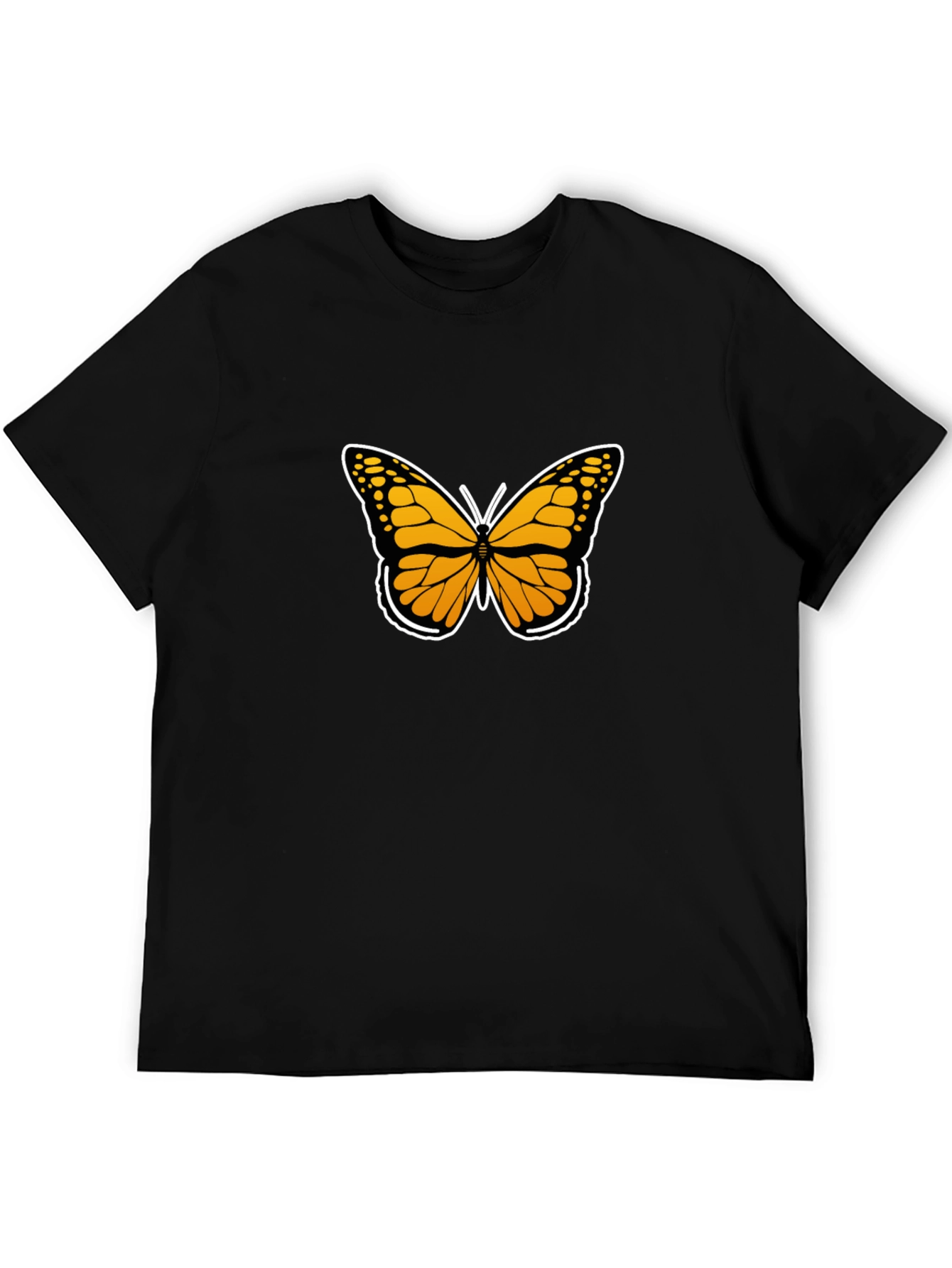 Butterfly Graphic T-Shirt - Black