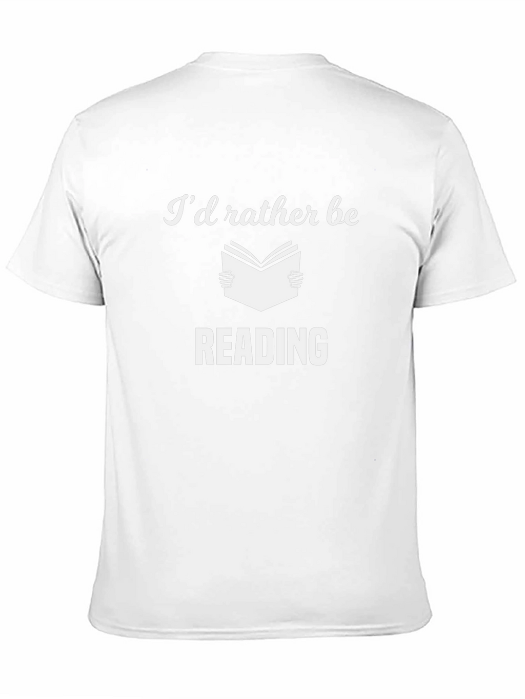 Id Rather Be Reading Black T-Shirt