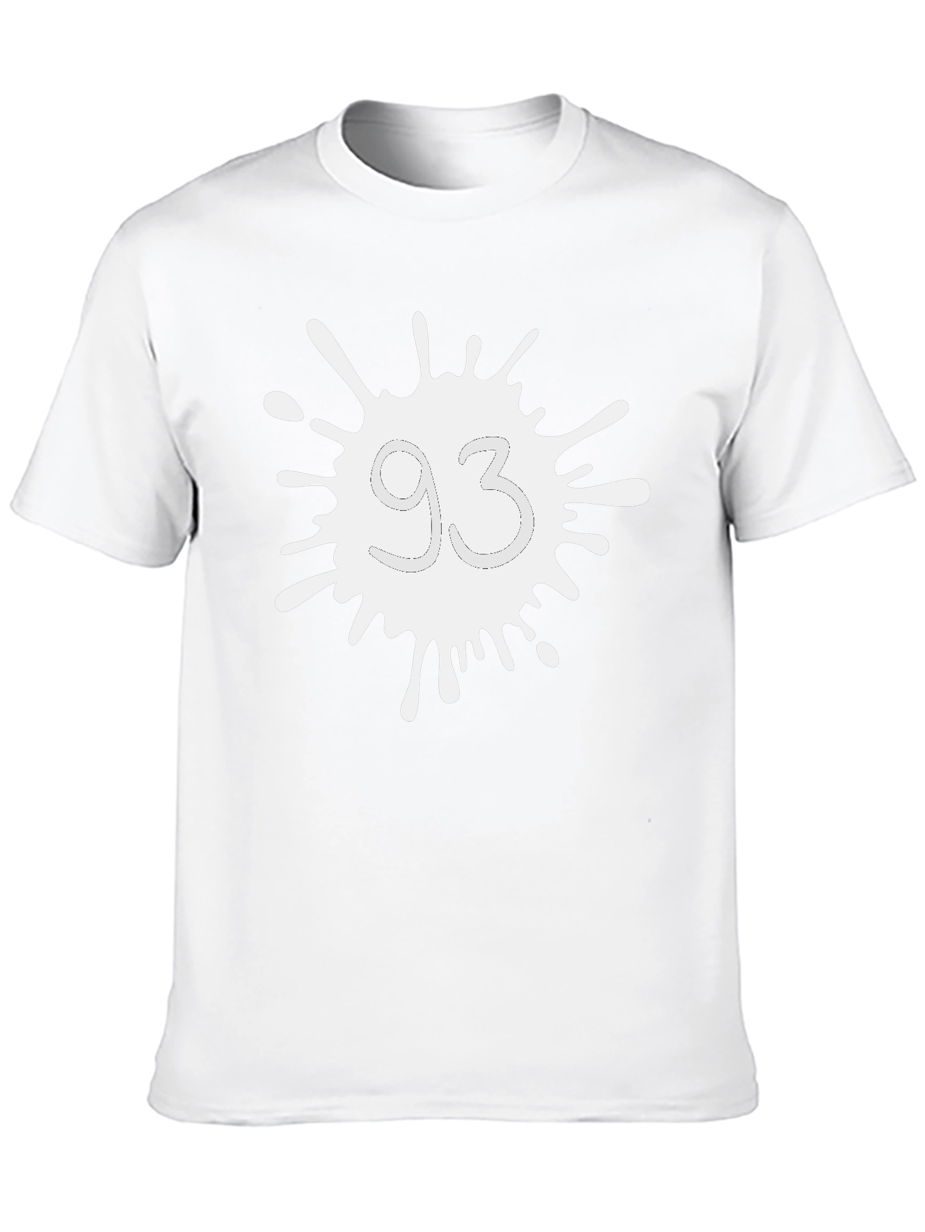 Abstract 93 Design Black Tee