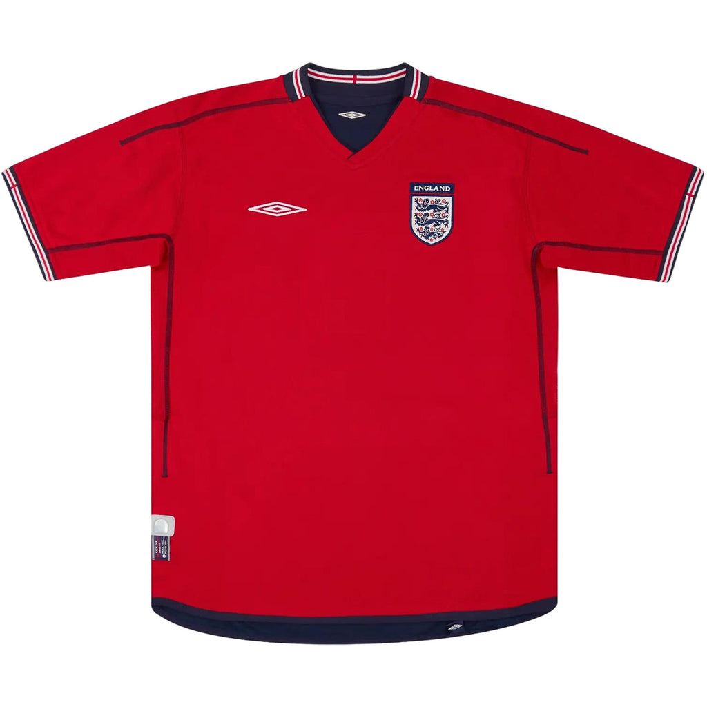 Retro England Away Jersey World Cup 2002 Front