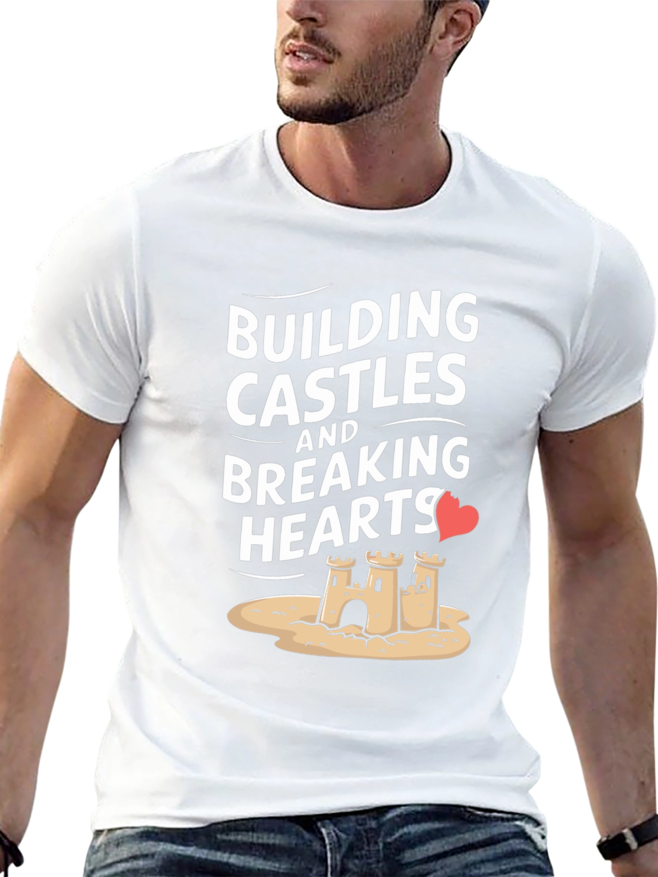 Building Castles Breaking Hearts Graphic Tee
