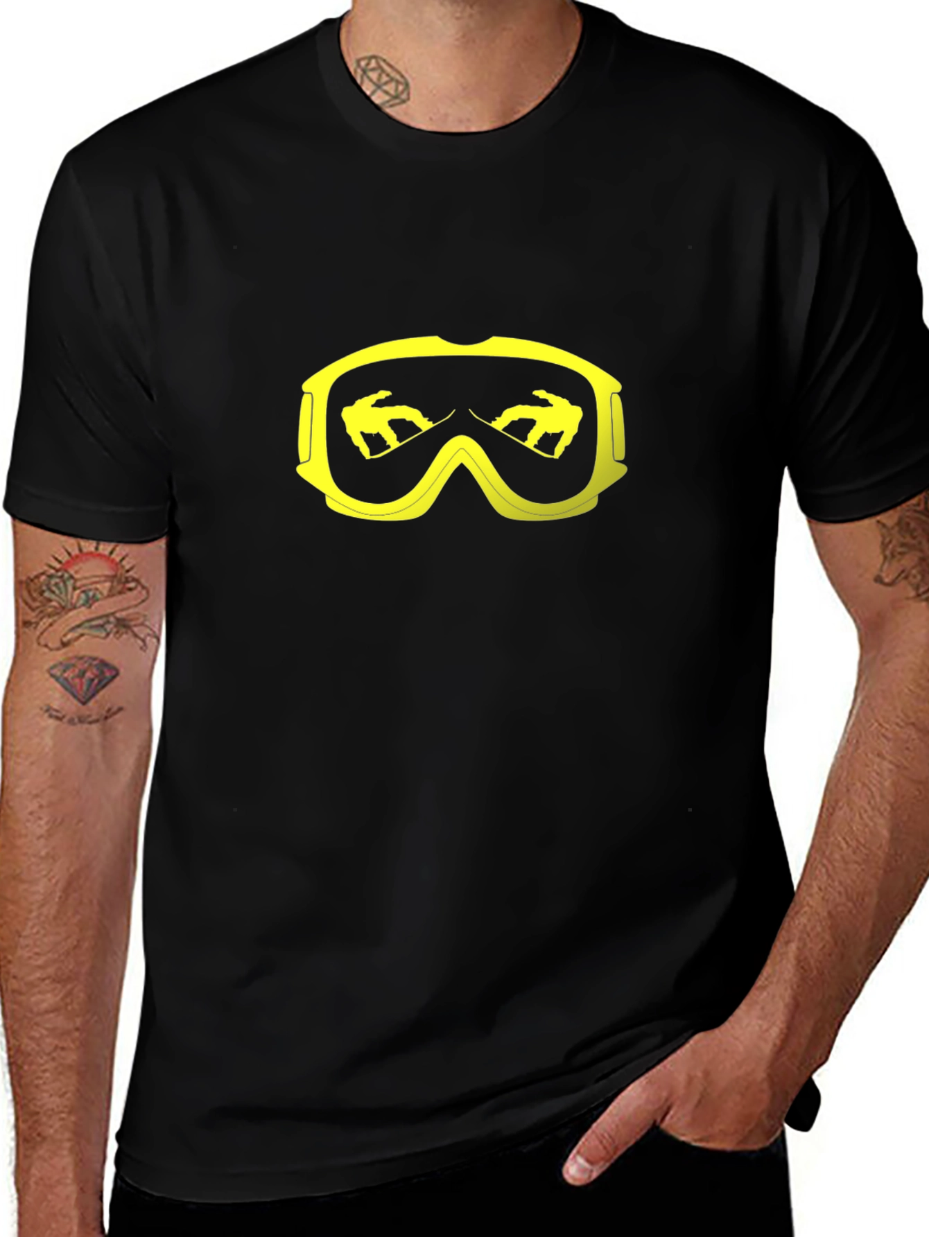 Cool Ski Goggles Graphic T-Shirt