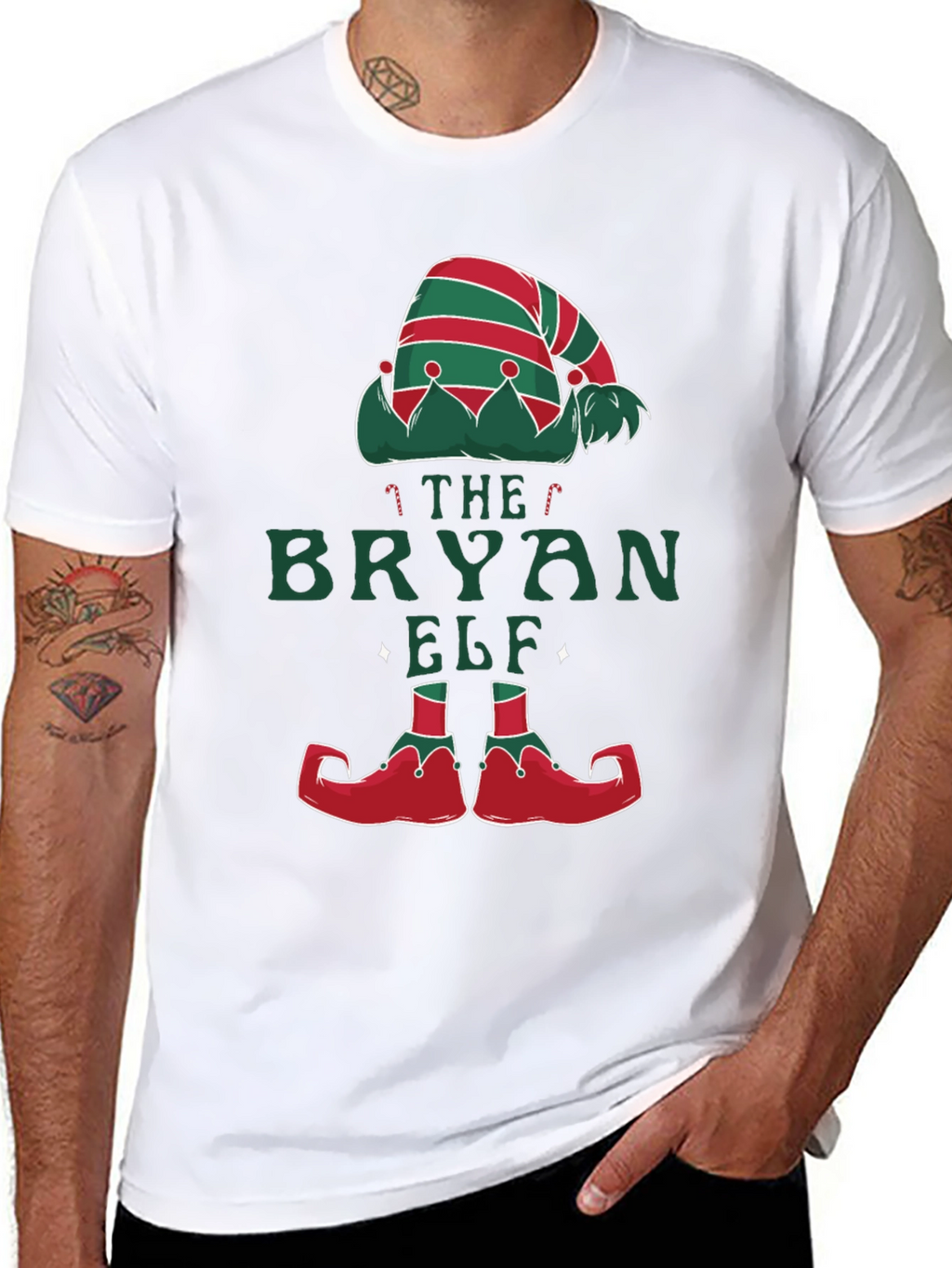 The Bryan Elf Christmas T-Shirt - Holiday Apparel